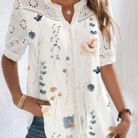 Fran | Elegantes Hemdsärmelchen mit Druck