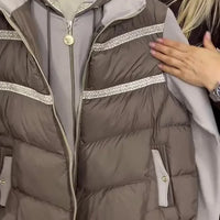 Lysa | Freizeit-Set mit Weste und Kapuzenpullover