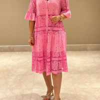 Rebecca | feminines Kleid mit zarter Stickerei für besondere Anlässe