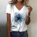 Avrile | Bequemes T-Shirt im Vintage-Look mit Blumenprint