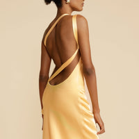 Yani | Seiden-Slipkleid mit Ein-Schulter-Träger