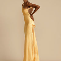 Yani | Seiden-Slipkleid mit Ein-Schulter-Träger