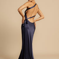 Yani | Seiden-Slipkleid mit Ein-Schulter-Träger