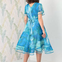 Vannesa | Stilvolles Chiffonkleid mit sanften Wellen