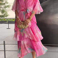 Gloria™ | Luftiges Chiffonkleid mit edlem Look