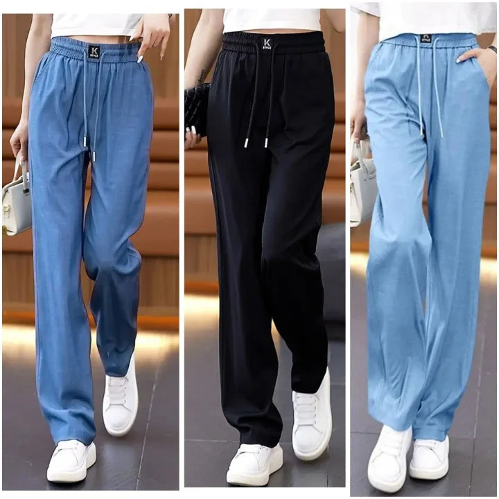 Ally | Damenhosen mit Kordelzug und elastischem Bund