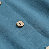 Nelian | Feminines Kleid mit Herzausschnitt und Knöpfen