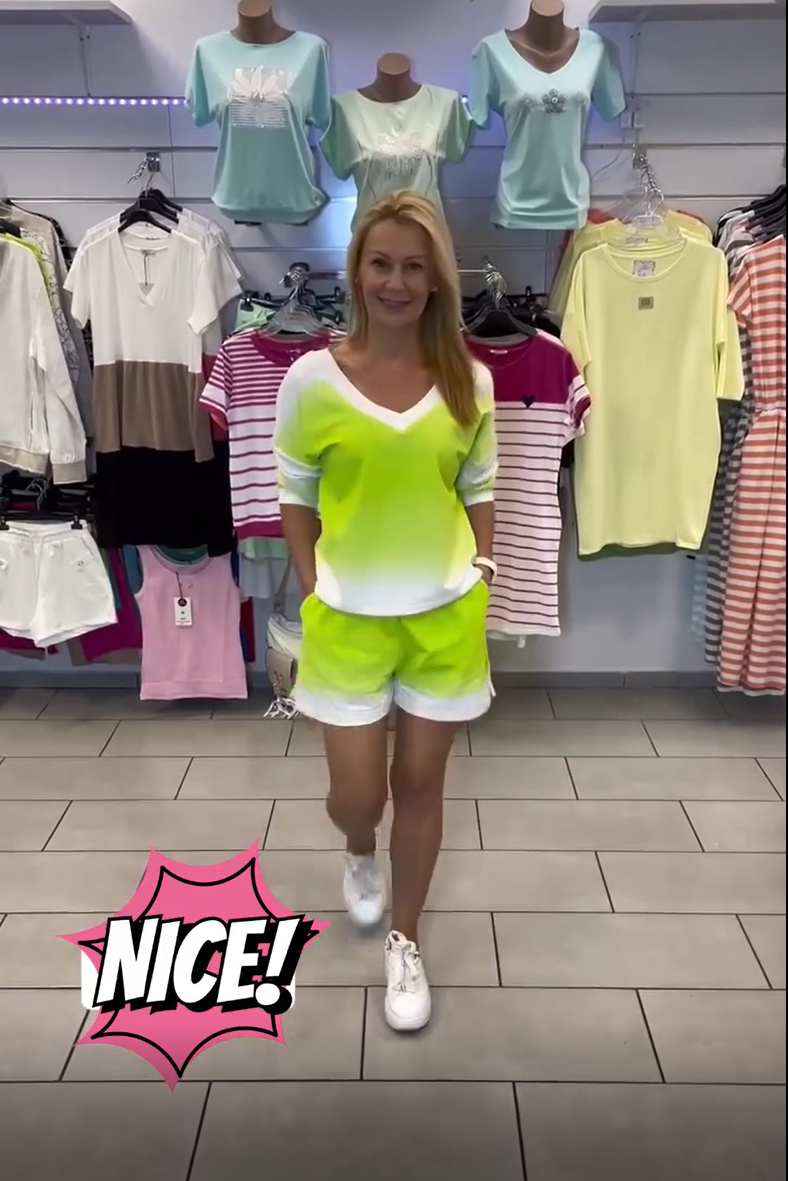 Valery | stylisches Sport-Set mit herzförmigem Ausschnitt