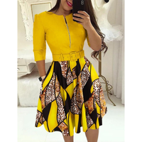 Gesa | Elegante Kleid mit langen Ärmeln und Gürtel