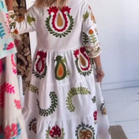 Zia | Kleid mit floralem Grafikdruck