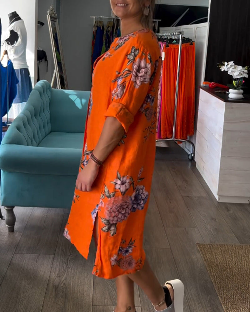 Rosalie | stilvolles Kleid mit auffälligem Blumenmuster für den Sommer