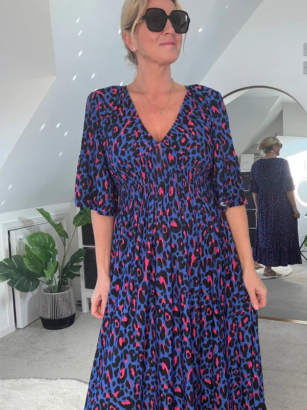 Avery™ | Leichtes Rüschenkleid im Vintage-Look