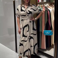 Marceline™ | Elegantes gemustertes Kleid für Damen