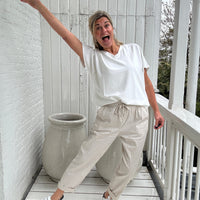 Sam | Stylisches Top mit Kartuschenmuster