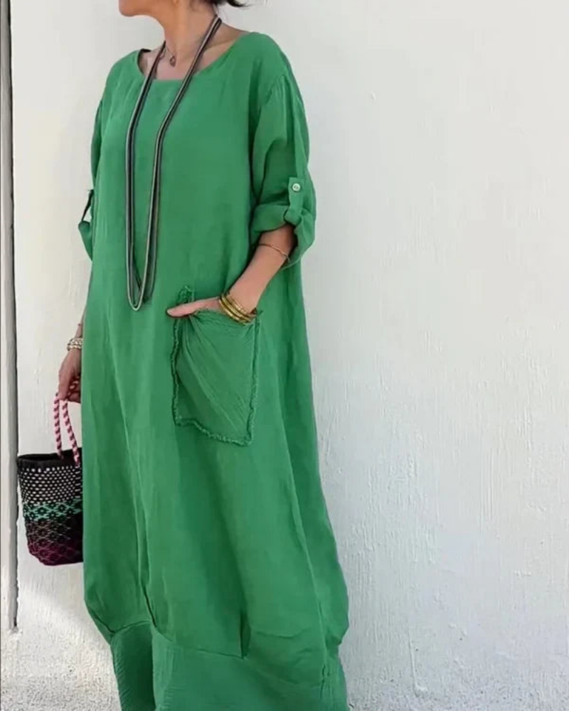 Anselm | Schickes Boho-Kleid aus Baumwolle