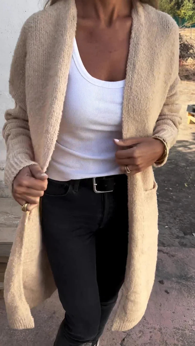 Helena™ | Kuscheliger Strickmantel