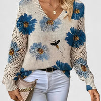 Ariella™ | Modischer Pullover mit eleganten Blütendetails