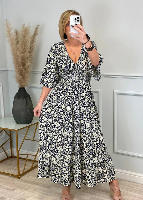 Avery™ | Leichtes Rüschenkleid im Vintage-Look