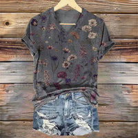 Dandy | Vintage-T-Shirt mit Blumendruck