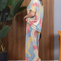 Enna | Oberteil & Hose in Kontrastfarbe