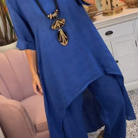 Harley | Zweiteiliger Anzug aus Baumwolle und Leinen für Damen