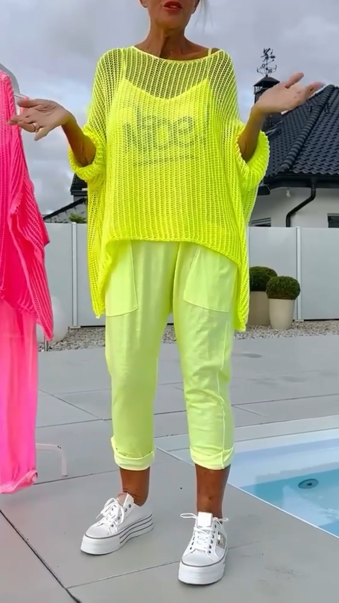 Zalia | Bedruckter Jumpsuit mit Rückenausschnitt