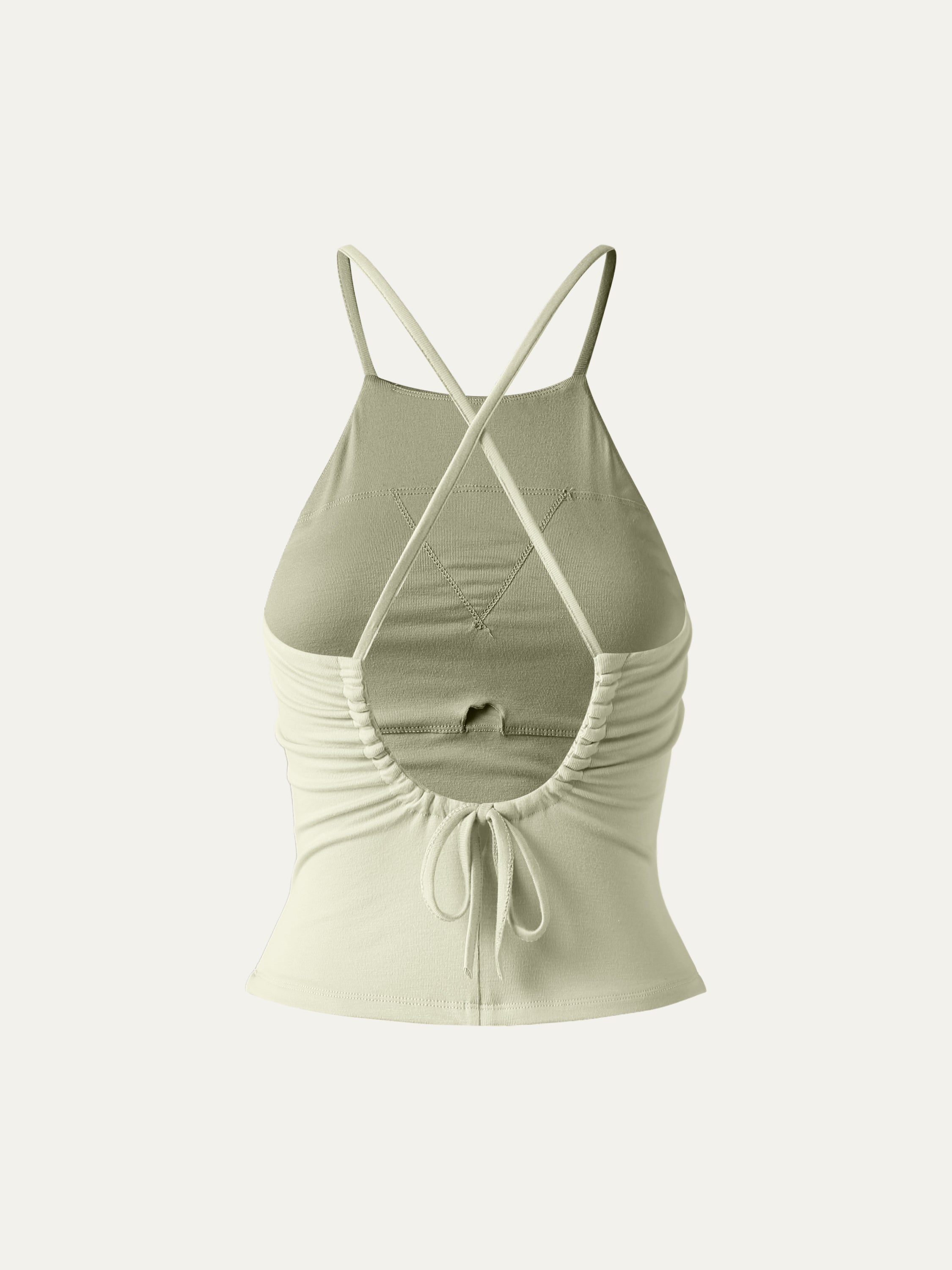 Etta | modisches Crop Top ohne Träger mit Bindebändern