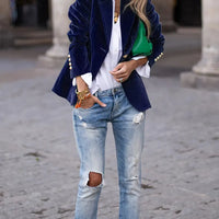 Juley | Elegante Samtjacke