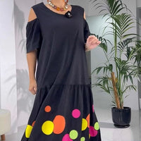 Yierra | Klassisches Baumwollkleid im Retro-Stil