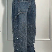Cris | Trendige Loose-Fit Jeans mit Glitzer