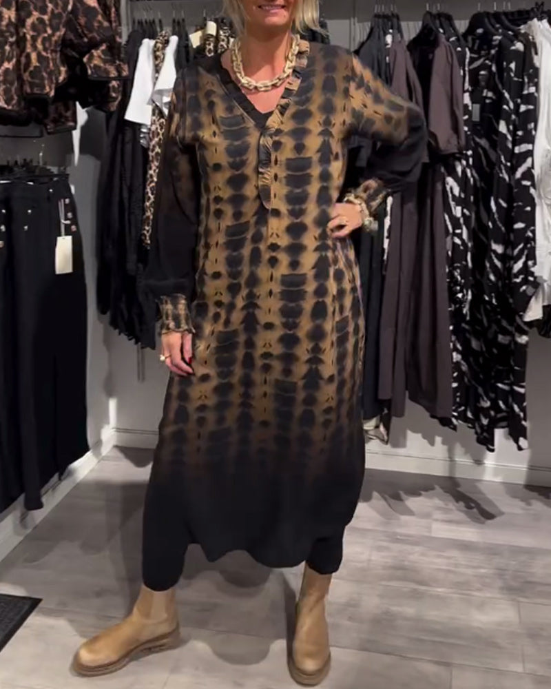 Alaina | Elegantes langärmeliges Kleid für Damen