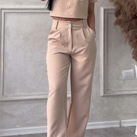 Carmixa | Top & Hose Set mit Diamant-Verzierung