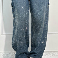 Georgie | Modische Hose mit Strass-Highlight