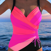 Amiri | edler schwarzer Surplice-Badeanzug für Damen