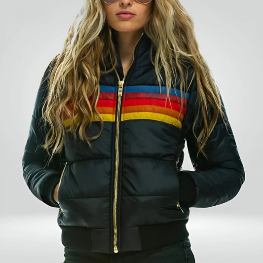 Shara | Gestreifter Sport-Hoodie