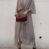 Phina | Zeitlosen Midikleid in Wickeloptik