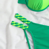 Levi | Colorblock-Halter-Bikini