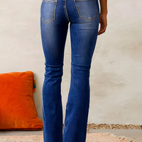 Jia | High-Waist Schlagjeans