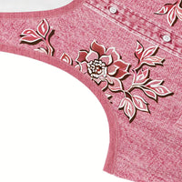 Lauren | zeitloses ärmelloses Kleid aus Kunstdenim für entspannte Tage