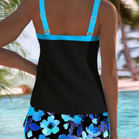 Laluna | Bequemer geblümter Tankini Combo