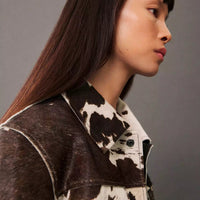 Lianora™ – Gemusterte Lederjacke