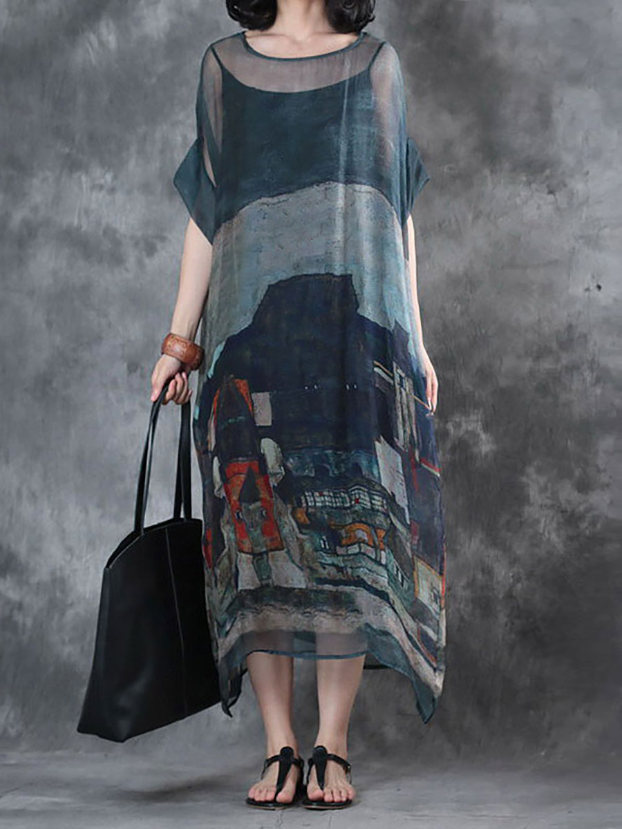 Hanny | Plus-Size Sommerkleid mit Print