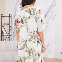 Malaya | luftiges Chiffonkleid mit dekorativem Print