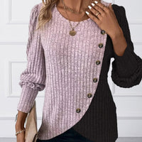 Sandra | Freizeitshirt mit Knopfleiste