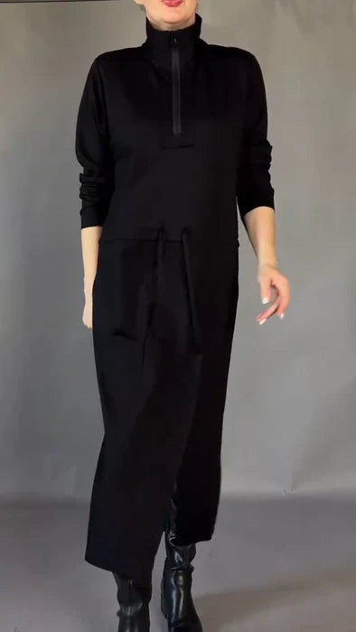 Katie | elegantes Kleid für Damen mit langen Ärmeln.