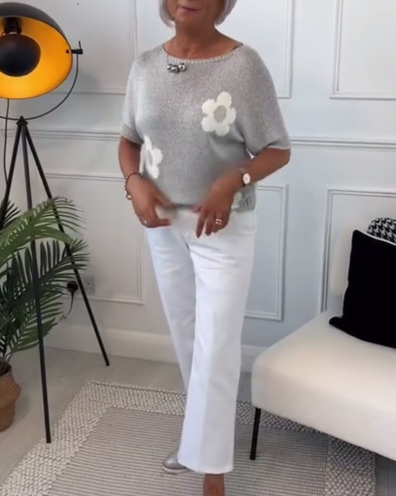 Mae | Modische Damen-Strickbluse, vielseitig & chic