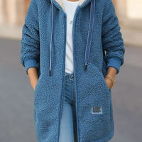 Samira™ | Kapuzenjacke aus Fleece mit Reißverschluss