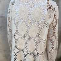 Olive | Damen Strickjacke mit langen Ärmeln