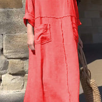 Yancy | Übergroßes Boho-Patchwork-Kleid