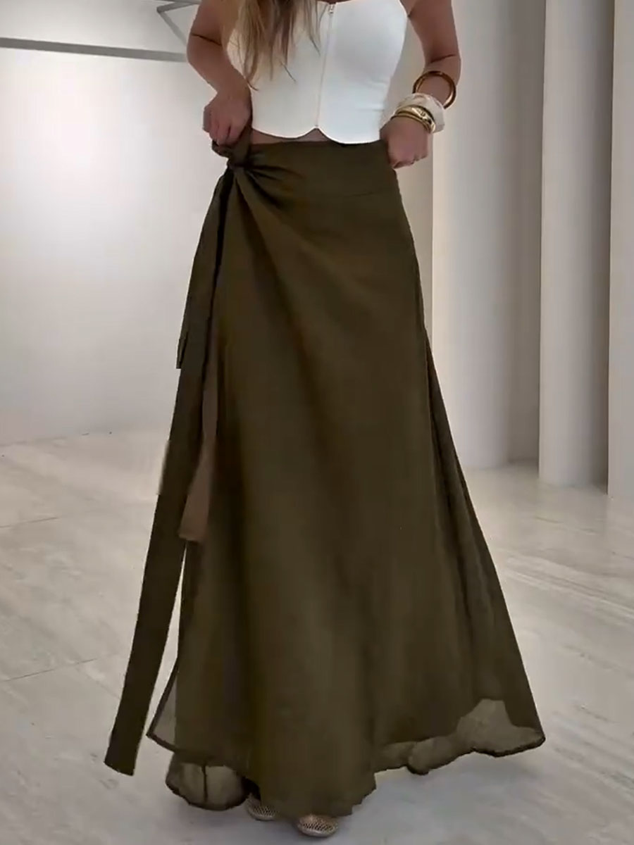 Neina | Zweiteiliges Set: Langarmshirt und Rock